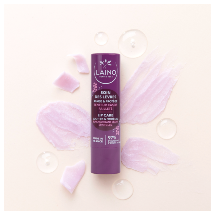 LAINO Soin des lèvres pailleté – senteur Cassis