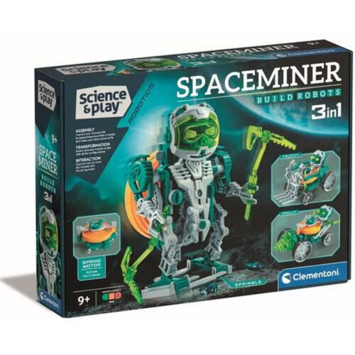 CLEMENTONI SCIENCE&PLAY - Spaceminer Build Robots 3in1