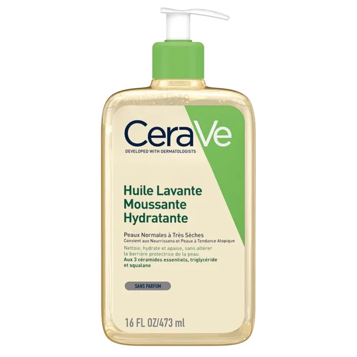 CERAVE Huile Lavante Moussante Hydratante