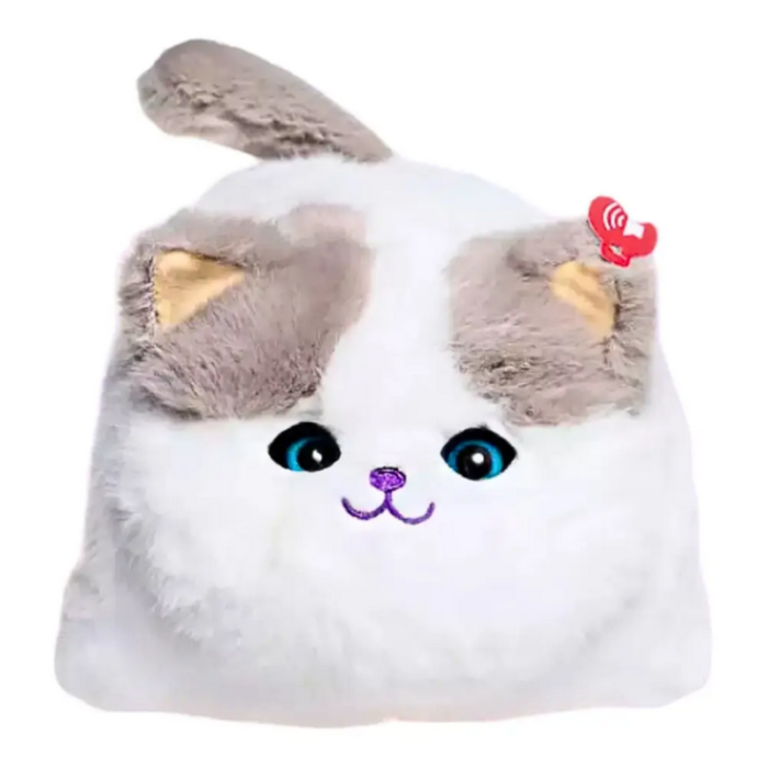 Peluche Fluff Pets - Chat gris
