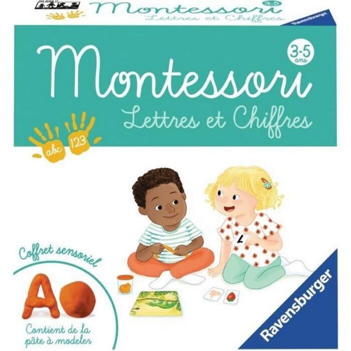 Montessori Coffret Sensoriel - lettres et chiffres