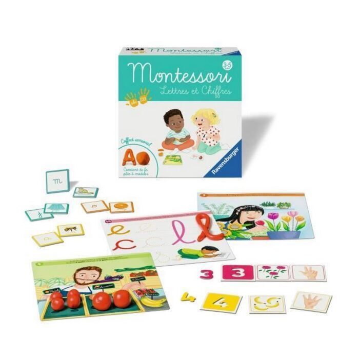 Montessori Coffret Sensoriel - lettres et chiffres – Image 2