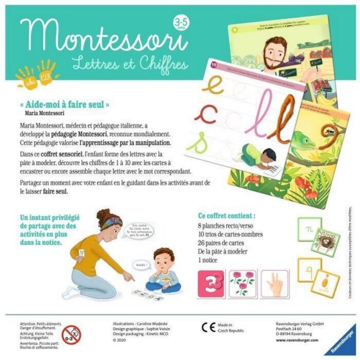 Montessori Coffret Sensoriel - lettres et chiffres – Image 3