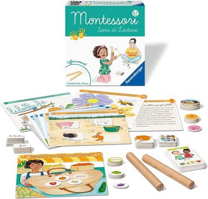 Montessori Coffret Sensoriel - Sons et Lecture – Image 2