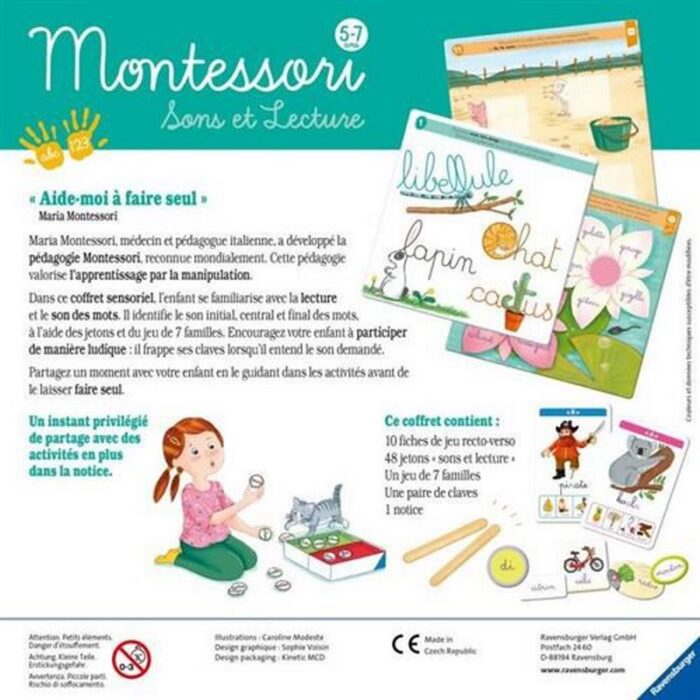 Montessori Coffret Sensoriel - Sons et Lecture – Image 3