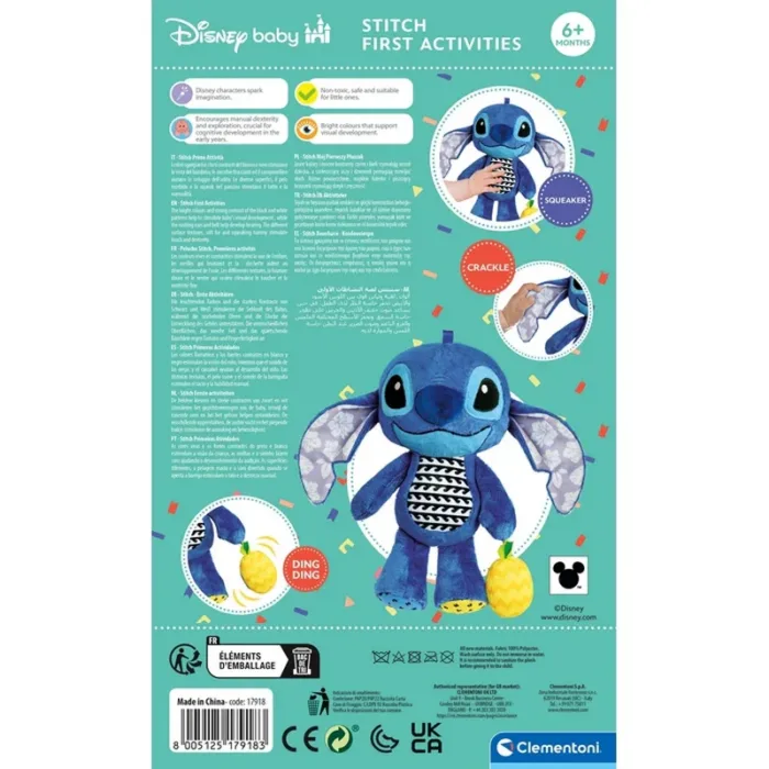 Clementoni Stitch Ma Peluche d'Activités – Image 3